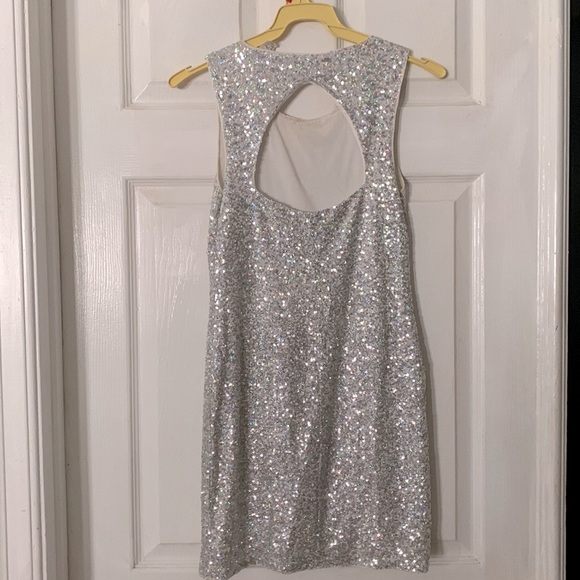 Sparkly Silver H&M Dress - Picture 2 of 6